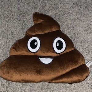 Poop emoji pillow